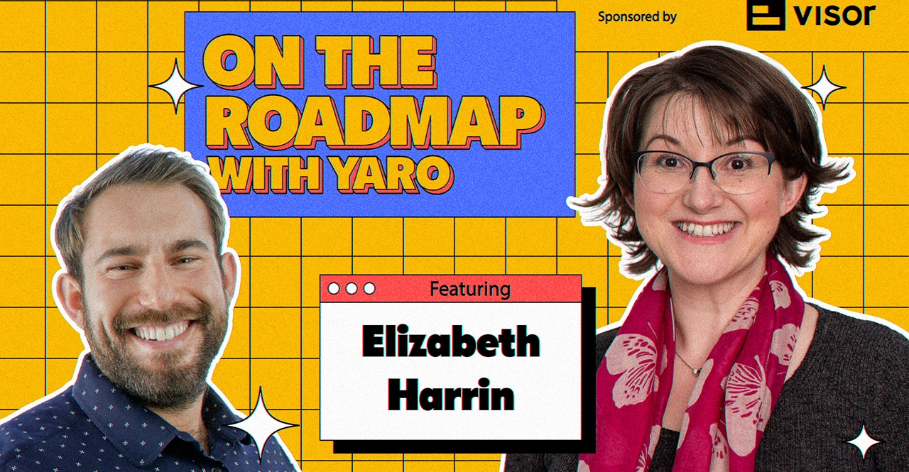 on the roadmap podcast interview image with elizabeth harrin, project management expert