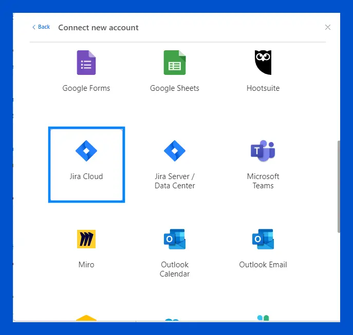 jira airtable integration step 2: choose jira cloud