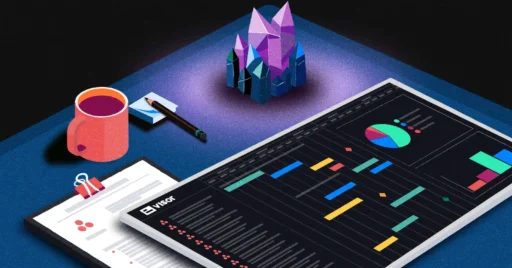 Abstract graphic representing dashboards in Asana