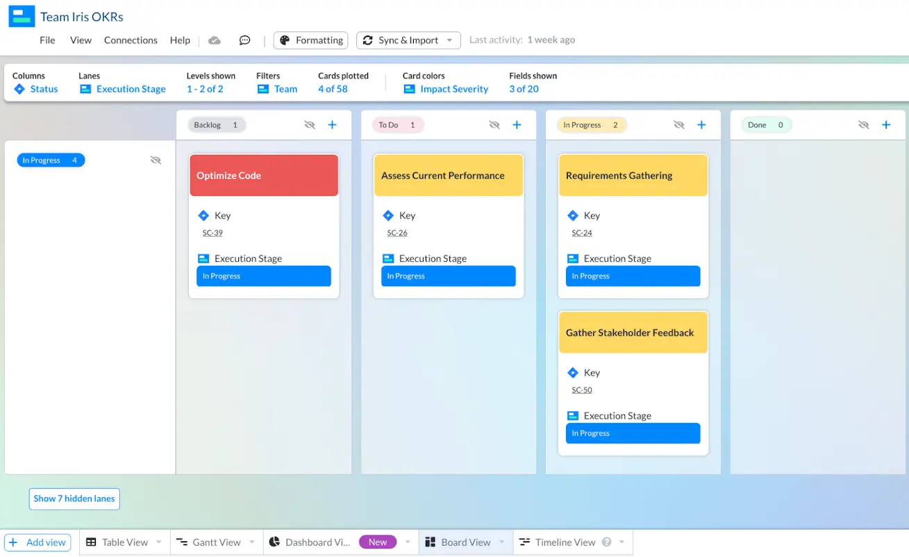 basic backlog kanban