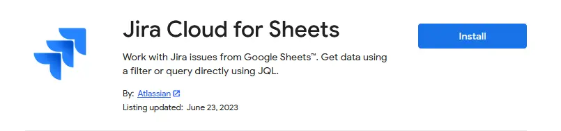 jira cloud for sheets