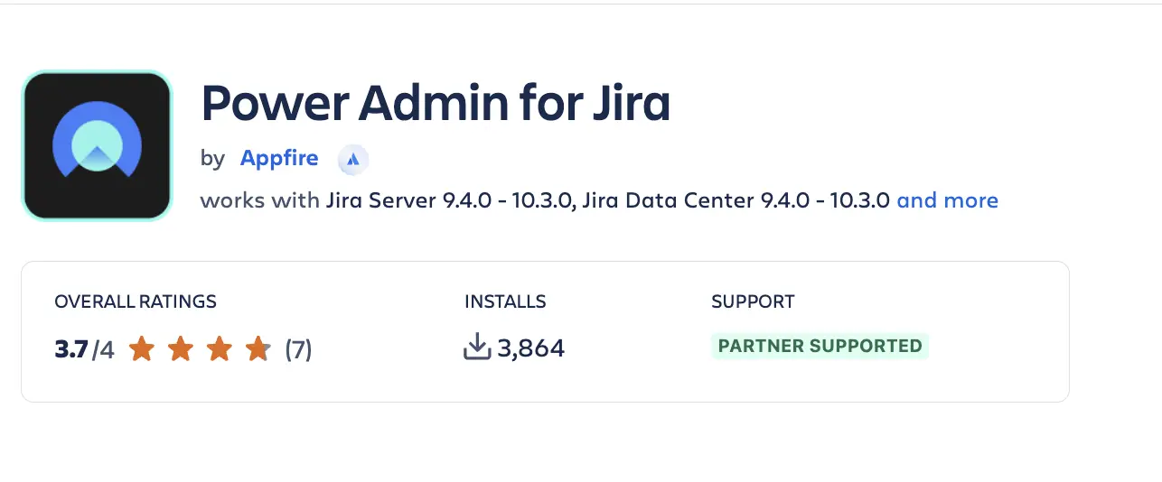 Power Admin for Jira best jira plugin atlassian marketplace