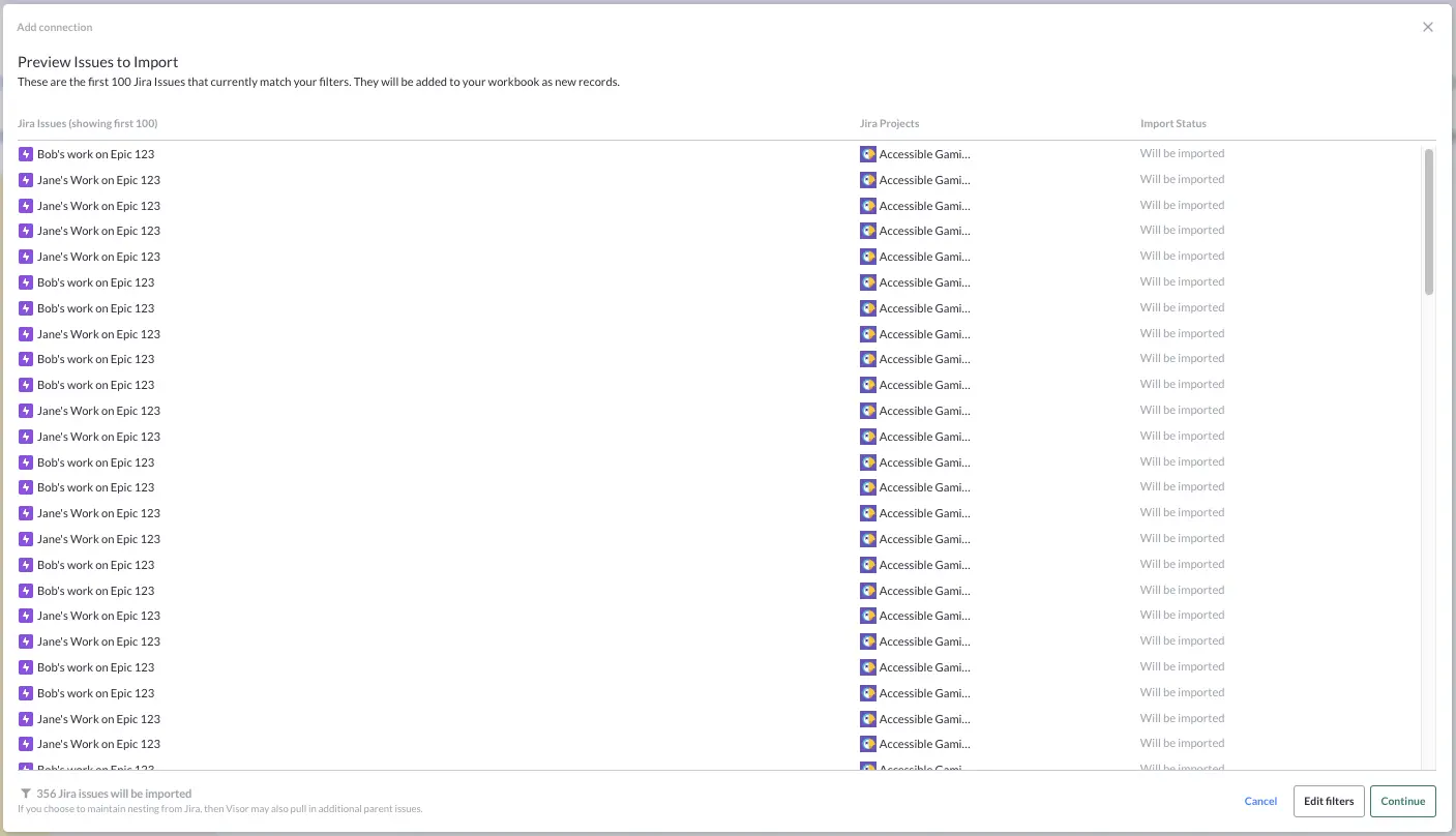 step 5 of visor's jira salesforce integration